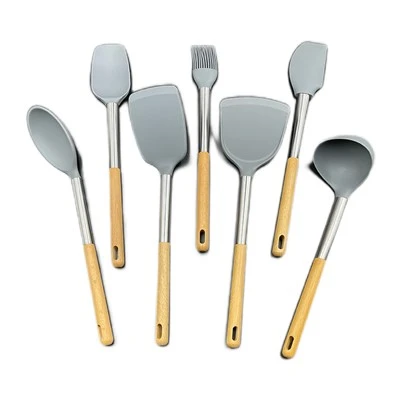 Set d'estris de cuina de silicona de 13 peces